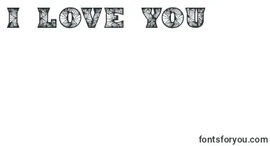 EdyraDemo font – I Love You Fonts